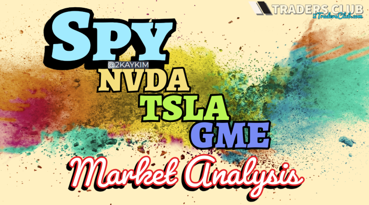 SPY TSLA NVDA GME